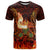 Samoa Siva Afi Festival T Shirt Fire Knife Dancing LT05 Green - Polynesian Pride