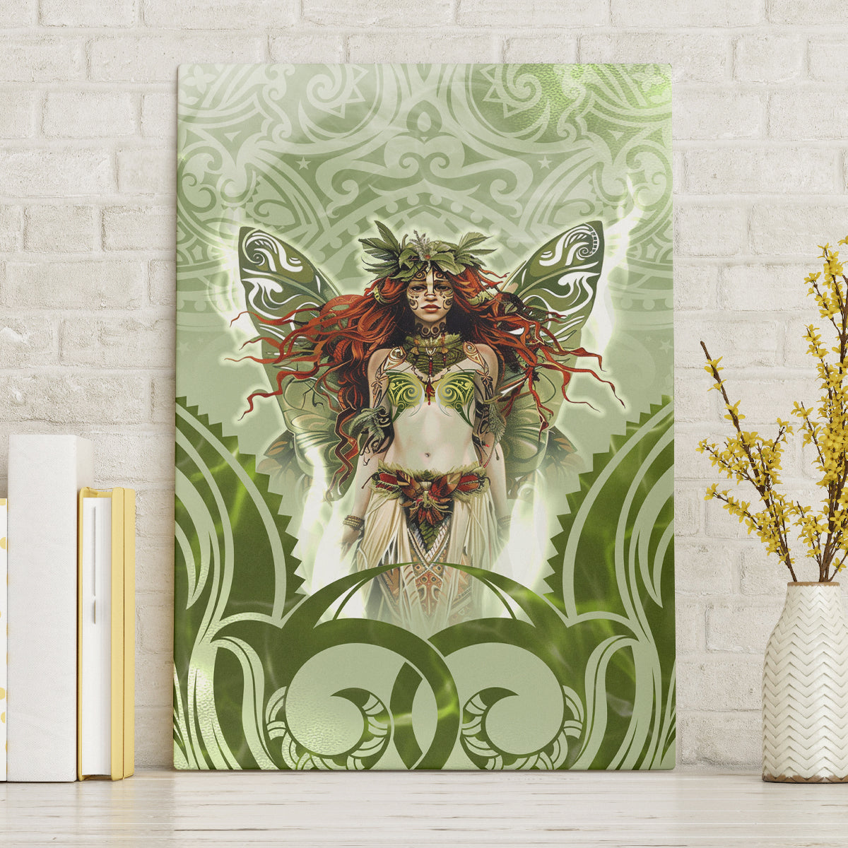 New Zealand Maori Fairy Patupaiarehe Canvas Wall Art Polynesian Style