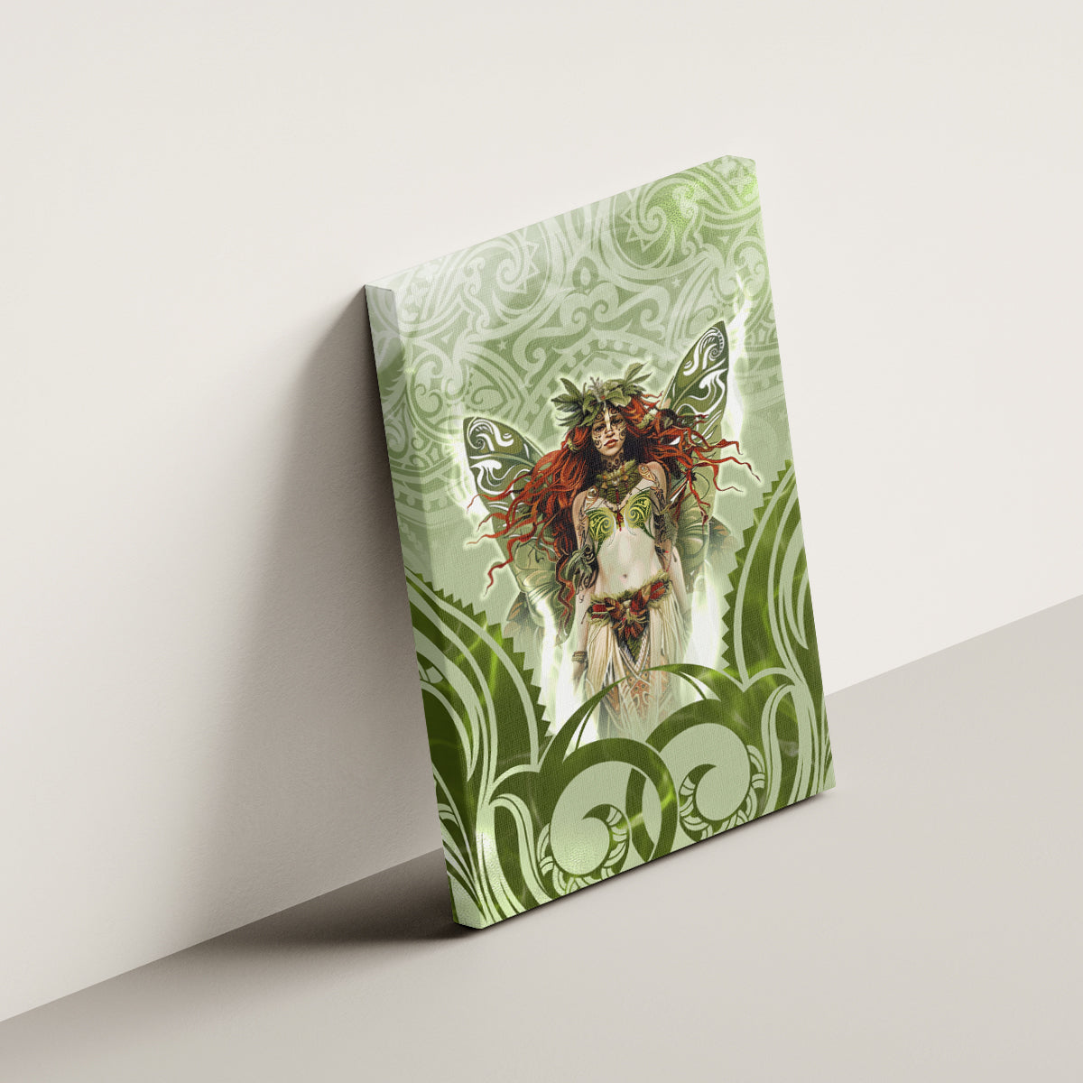 New Zealand Maori Fairy Patupaiarehe Canvas Wall Art Polynesian Style