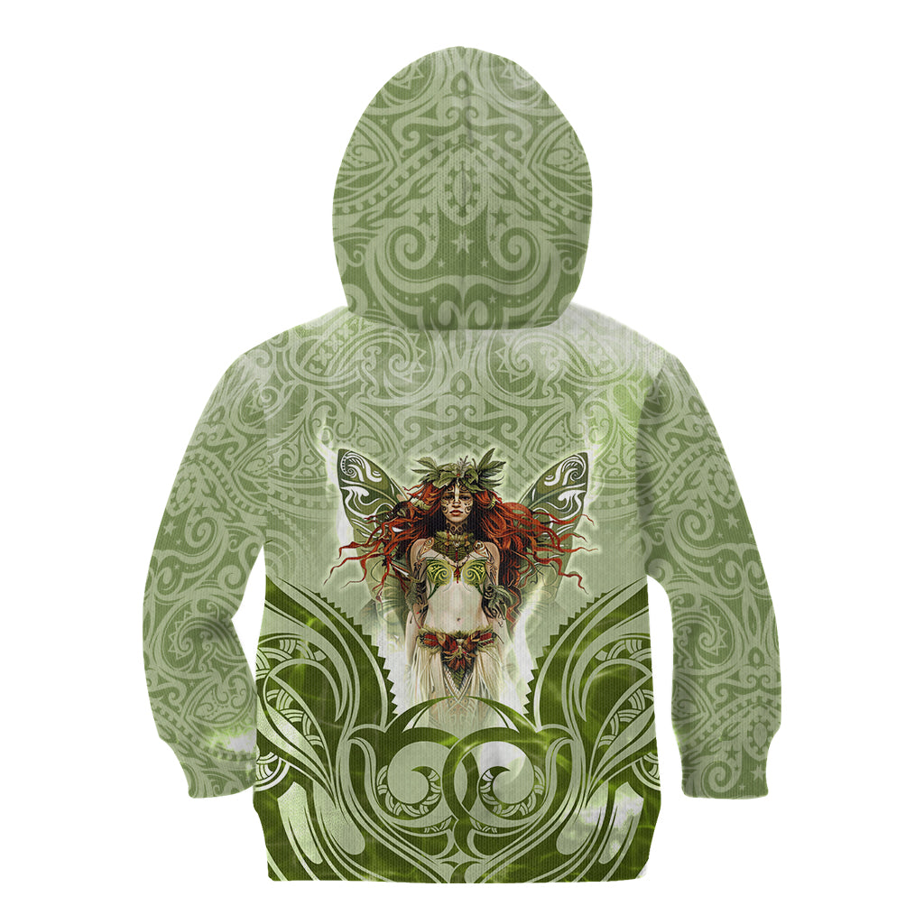 New Zealand Maori Fairy Patupaiarehe Kid Hoodie Polynesian Style LT05 - Polynesian Pride