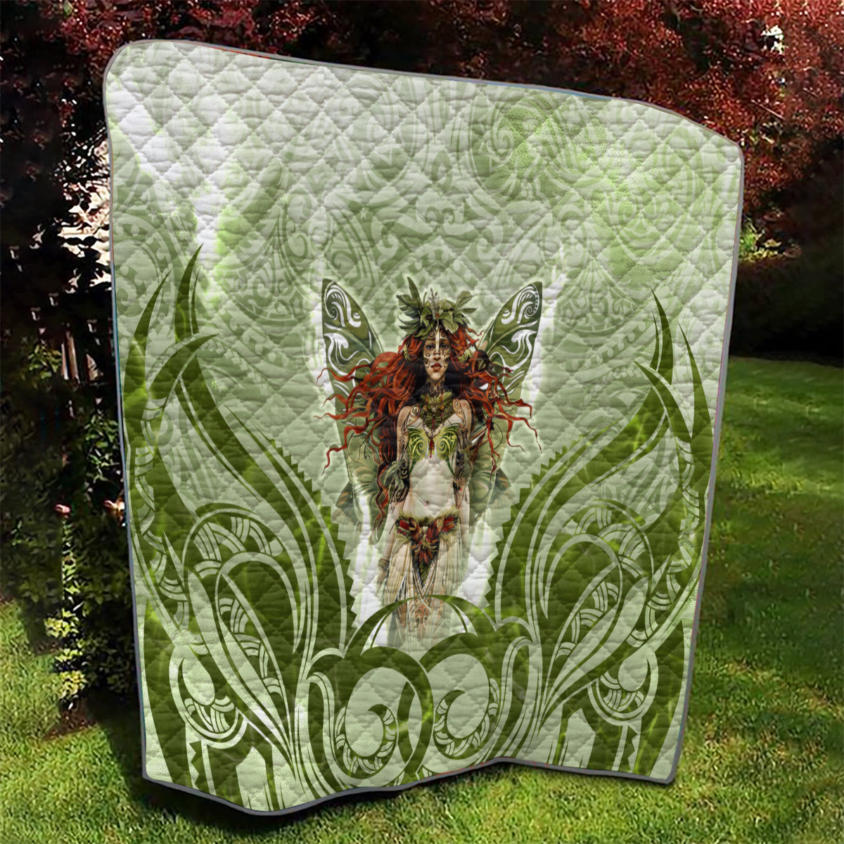 New Zealand Maori Fairy Patupaiarehe Quilt Polynesian Style LT05 - Polynesian Pride