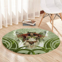 New Zealand Maori Fairy Patupaiarehe Round Carpet Polynesian Style LT05 - Polynesian Pride