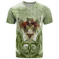 New Zealand Maori Fairy Patupaiarehe T Shirt Polynesian Style LT05 Red - Polynesian Pride