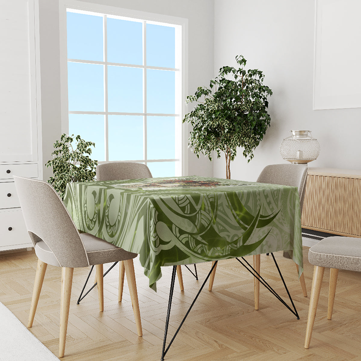 New Zealand Maori Fairy Patupaiarehe Tablecloth Polynesian Style LT05 - Polynesian Pride