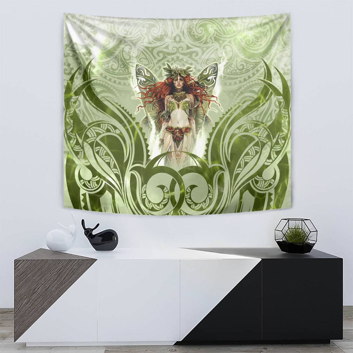 New Zealand Maori Fairy Patupaiarehe Tapestry Polynesian Style LT05 - Polynesian Pride