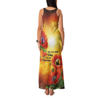 ANZAC Day Red Poppy Family Matching Tank Maxi Dress and Hawaiian Shirt Honoring The ANZAC Spirit