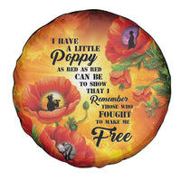 ANZAC Day Red Poppy Spare Tire Cover Honoring The ANZAC Spirit