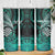 Personalised New Zealand Darts Skinny Tumbler Maori Koru Dartboard Turquoise Flame