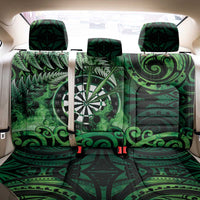 New Zealand Darts Back Car Seat Cover Maori Koru Dartboard Green Flame