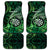 New Zealand Darts Car Mats Maori Koru Dartboard Green Flame