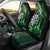 New Zealand Darts Car Seat Cover Maori Koru Dartboard Green Flame
