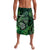 Personalised New Zealand Darts Lavalava Maori Koru Dartboard Green Flame