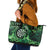 New Zealand Darts Leather Tote Bag Maori Koru Dartboard Green Flame