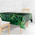 New Zealand Darts Tablecloth Maori Koru Dartboard Green Flame