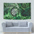 New Zealand Darts Tapestry Maori Koru Dartboard Green Flame