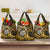 New Zealand Darts Grocery Bag Maori Koru Dartboard Gold Flame