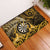 New Zealand Darts Rubber Doormat Maori Koru Dartboard Gold Flame
