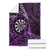 New Zealand Darts Blanket Maori Koru Dartboard Purple Flame