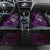 New Zealand Darts Car Mats Maori Koru Dartboard Purple Flame