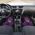 New Zealand Darts Car Mats Maori Koru Dartboard Purple Flame