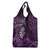 New Zealand Darts Grocery Bag Maori Koru Dartboard Purple Flame