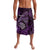 Personalised New Zealand Darts Lavalava Maori Koru Dartboard Purple Flame