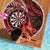 New Zealand Darts Beach Blanket Maori Koru Dartboard Red Flame