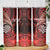 Personalised New Zealand Darts Skinny Tumbler Maori Koru Dartboard Red Flame