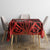 New Zealand Darts Tablecloth Maori Koru Dartboard Red Flame