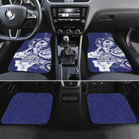 Guam Chief Quipuha Car Mats Polynesian Pattern With Guasali Flowers