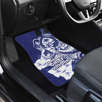Guam Chief Quipuha Car Mats Polynesian Pattern With Guasali Flowers