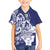 Guam Chief Quipuha Family Matching Off Shoulder Maxi Dress and Hawaiian Shirt Polynesian Pattern With Guasali Flowers