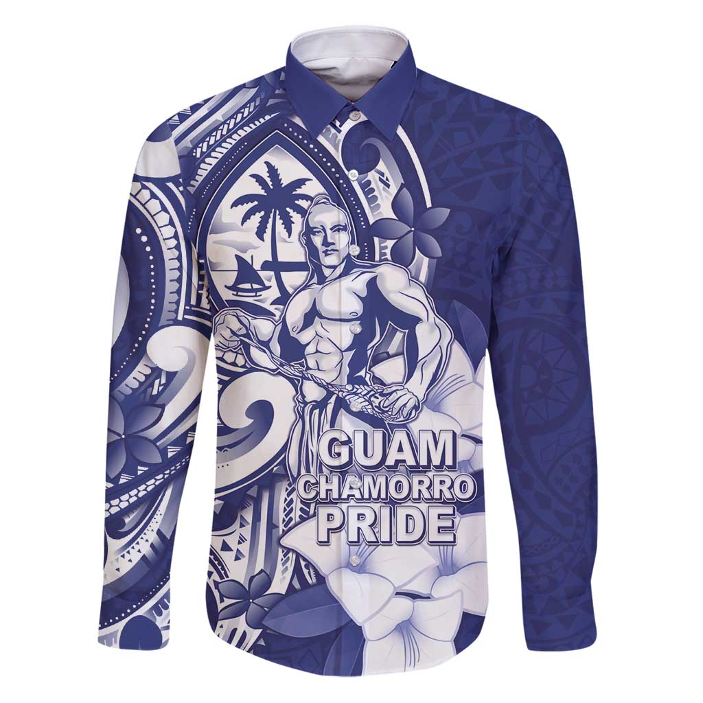 Guam Chief Quipuha Family Matching Puletasi and Hawaiian Shirt Polynesian Pattern With Guasali Flowers