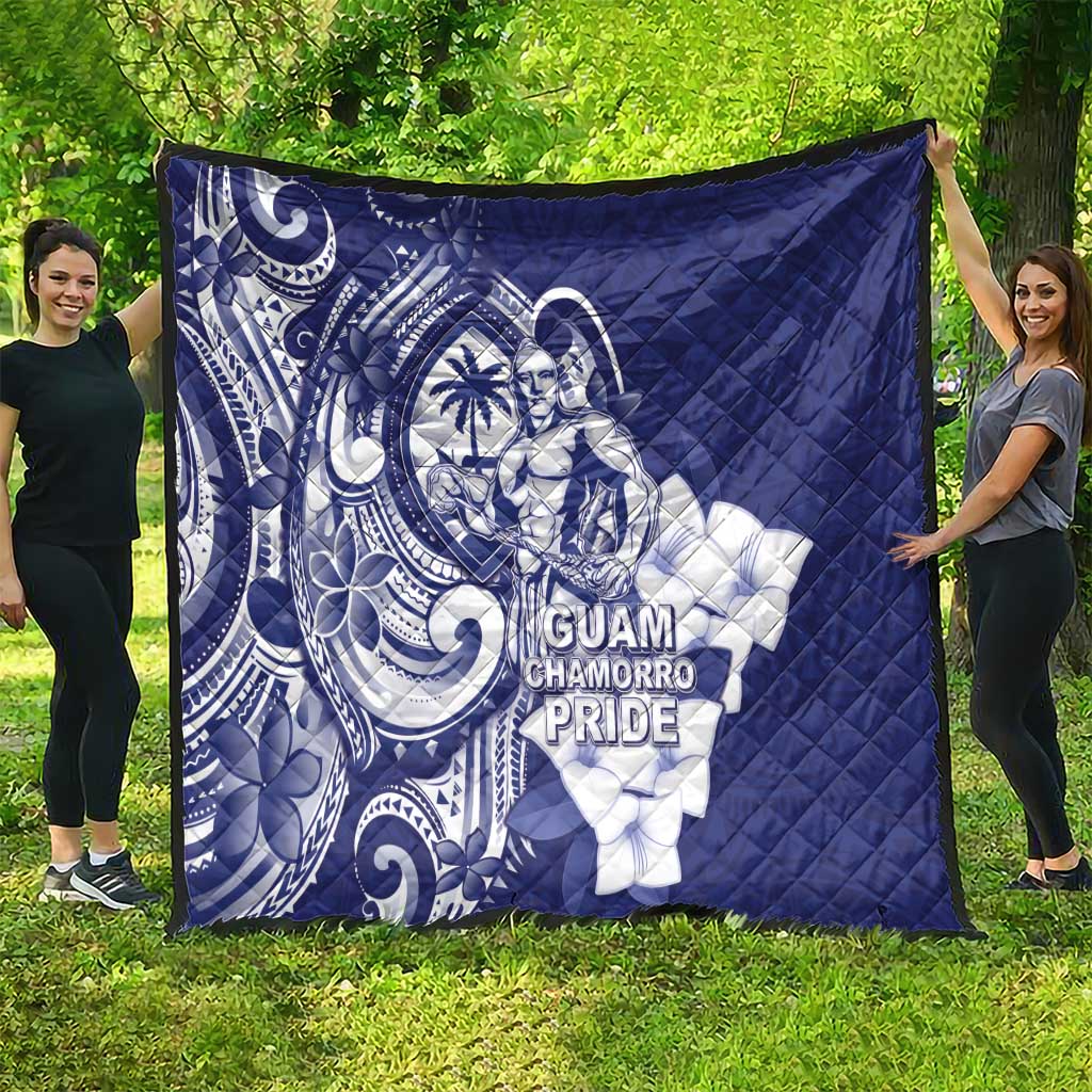 Guam Chief Quipuha Quilt Polynesian Pattern With Guasali Flowers