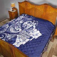 Guam Chief Quipuha Quilt Polynesian Pattern With Guasali Flowers