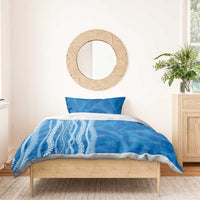 Hawaii Prince Kuhio Bedding Set Blue Hawaiian Lau Maia With Leis