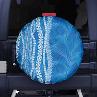 Hawaii Prince Kuhio Spare Tire Cover Blue Hawaiian Lau Maia With Leis