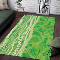 Hawaii Prince Kuhio Area Rug Lime Green Hawaiian Lau Maia With Leis
