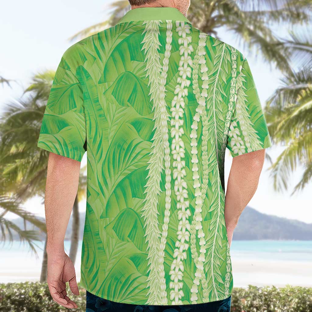 Hawaii Prince Kuhio Hawaiian Shirt Lime Green Hawaiian Lau Maia With Leis LT05 - Polynesian Pride