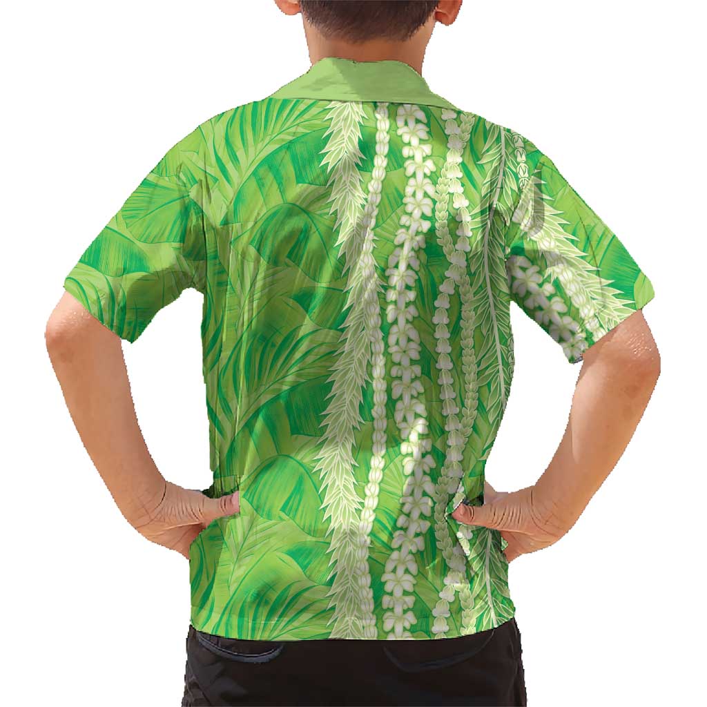 Hawaii Prince Kuhio Hawaiian Shirt Lime Green Hawaiian Lau Maia With Leis LT05 - Polynesian Pride