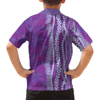 Hawaii Prince Kuhio Hawaiian Shirt Violet Hawaiian Lau Maia With Leis