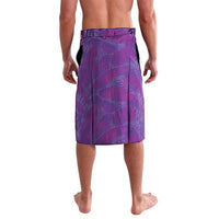 Hawaii Prince Kuhio Lavalava Violet Hawaiian Lau Maia With Leis