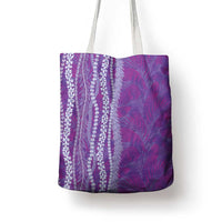Hawaii Prince Kuhio Tote Bag Violet Hawaiian Lau Maia With Leis