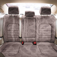 Hawaii Prince Kuhio Back Car Seat Cover Mocha Hawaiian Lau Maia With Leis