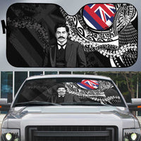 Hawaii Prince Kuhio Auto Sun Shade Hawaiian Maile Lei