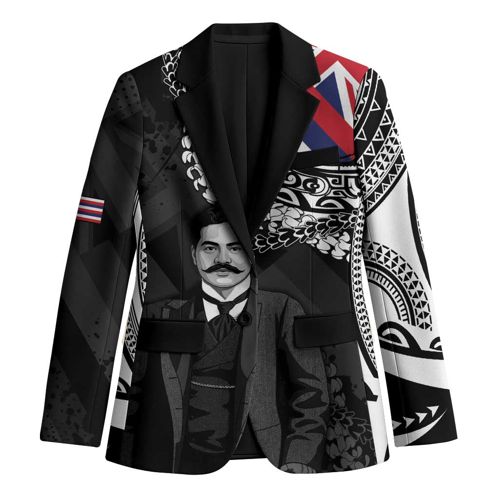 Personalised Hawaii Prince Kuhio Blazer Hawaiian Maile Lei