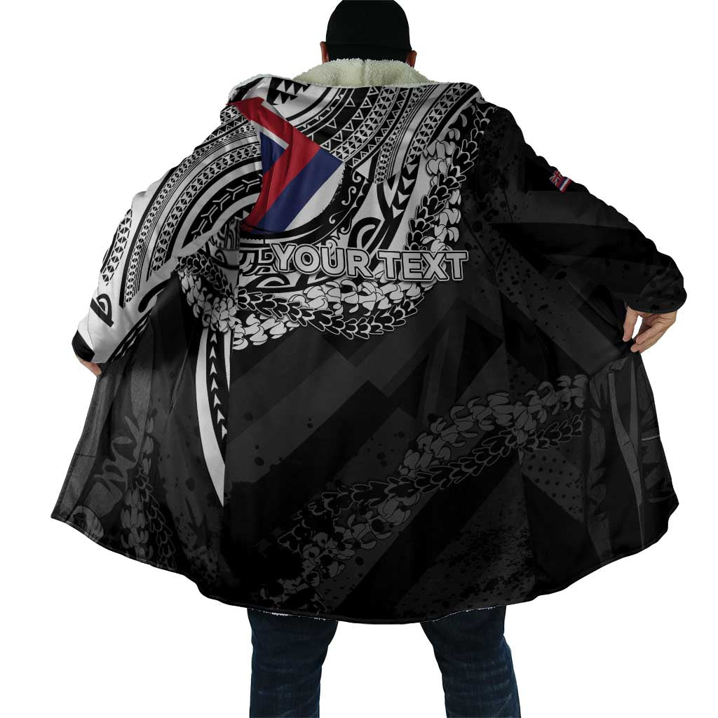 Personalised Hawaii Prince Kuhio Cloak Hawaiian Maile Lei