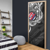 Personalised Hawaii Prince Kuhio Door Cover Hawaiian Maile Lei LT05 - Polynesian Pride