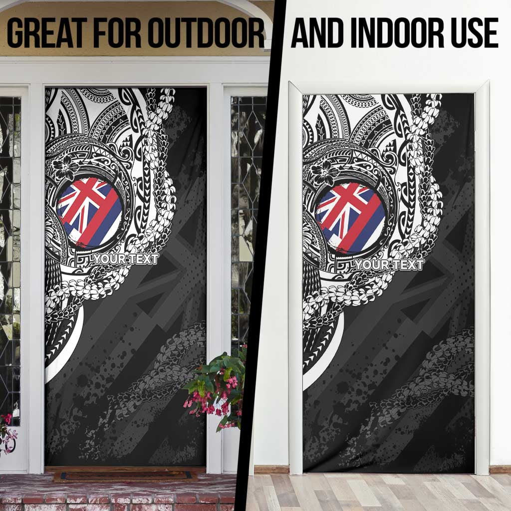 Personalised Hawaii Prince Kuhio Door Cover Hawaiian Maile Lei LT05 - Polynesian Pride