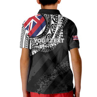 Personalised Hawaii Prince Kuhio Kid Polo Shirt Hawaiian Maile Lei LT05 - Polynesian Pride